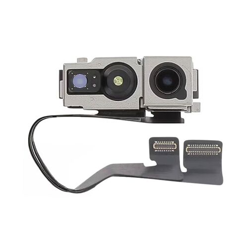 Caméra Avant 12mp Pour Iphone 16 Avec Nappe De Connexion Noir