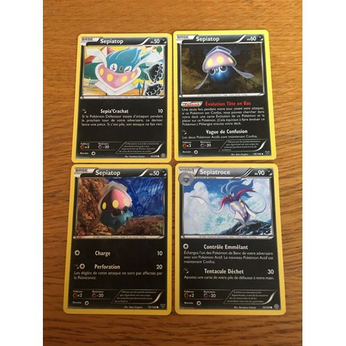 (135) 3x Sepiatop + Sepiatroce (Pokemon)