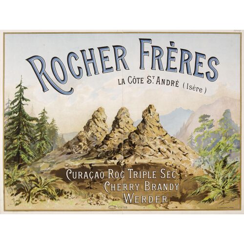 Affiche Rocher Frères La Côte Saint André Isère