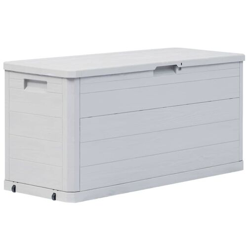 Vidaxl Boîte De Rangement De Jardin 280 L Gris Clair