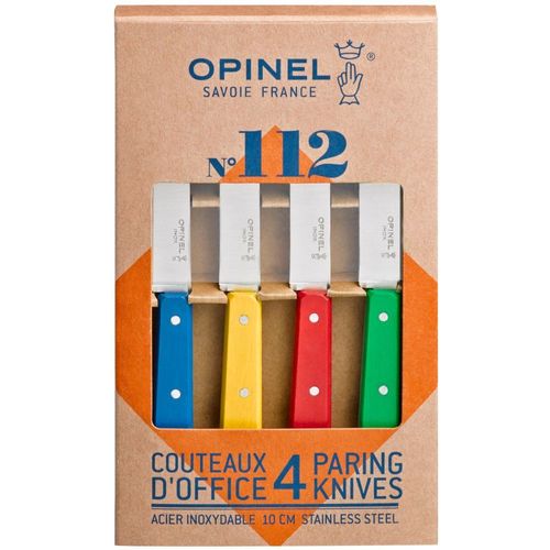 Set De Couteaux Opinel Coffret De 4 No112 4 Couleurs Bleu