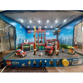 VITRINE LEGO City CARSERNE DE POMPIER 60110 ETECLAIRER