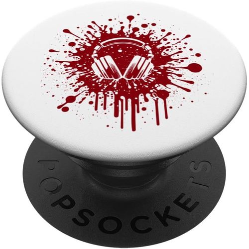 CFUX-#snirt T-shirt à capuche pour casque Motif DJ PopSockets PopGrip Adhésif