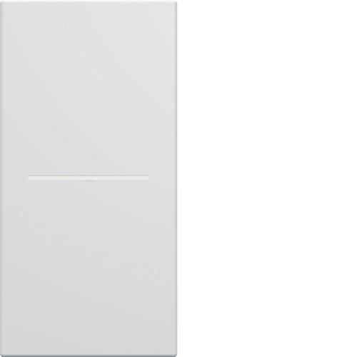 Enjoliveur interrupteur à voyant gallery 1 module - Blanc pure - WXD011B - Hager