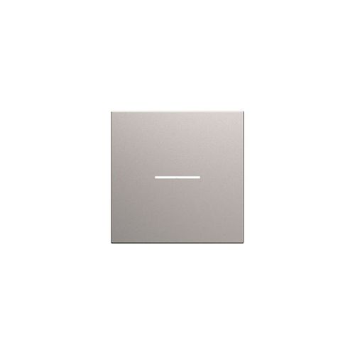 Enjoliveur interrupteur à voyant gallery 2 modules - Titane - WXD001T - Hager