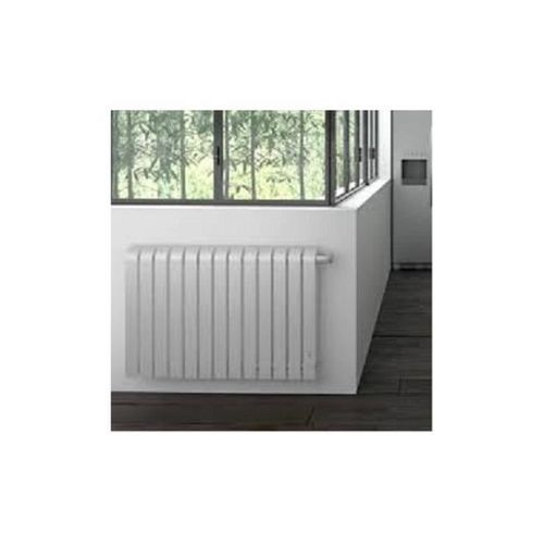 Radiateur inertie Alu Mythyk Horizontal Gris Ardoise 1500 W