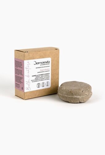 Gel Douche Dermorevita, Poudre De Bois De Santal, Argile De Ghassoul, Beurre De Karité, Huile D'olive, Huile De Tournesol Et De Carthame Et Extraits De Cannelle, Thé Vert Et Vigne Rouge 