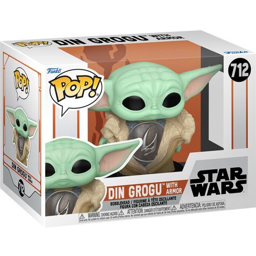Figurine Funko Pop Din Grogu With Armor / Star Wars The Mandalorian / Funko Pop Movies #712