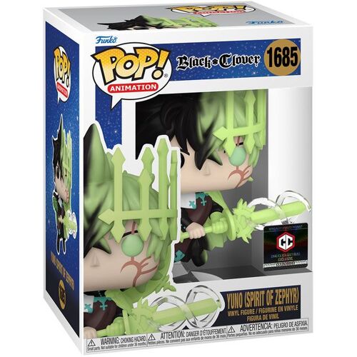 Figurine Funko Pop - Black Clover N°1685 - Yuno (Esprit De Zéphyr) (82168)