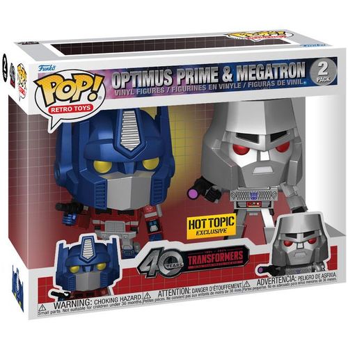 Figurine Funko Pop - Transformers - Optimus Prime & Megatron - Pack (81967)