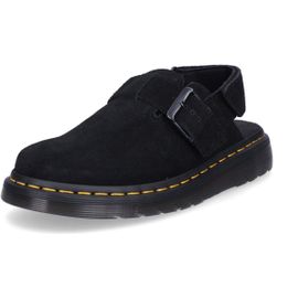 Dr. Martens Sandales Mules Noires En Daim Jorge Ii - 40