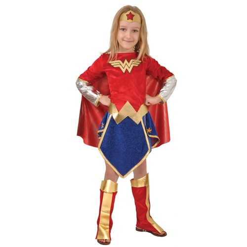 Costume Wonder Woman Fille - Taille 8-10 Ans