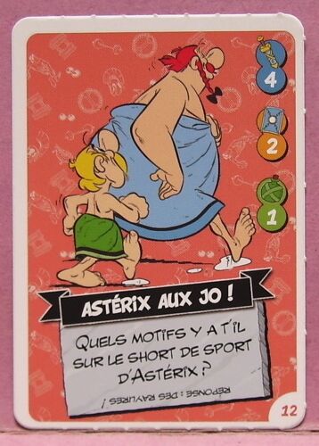 Carte De Jeu / Collection Astérix Aux Jeux Olympiques N° 12 - Cora / Match - 2024
