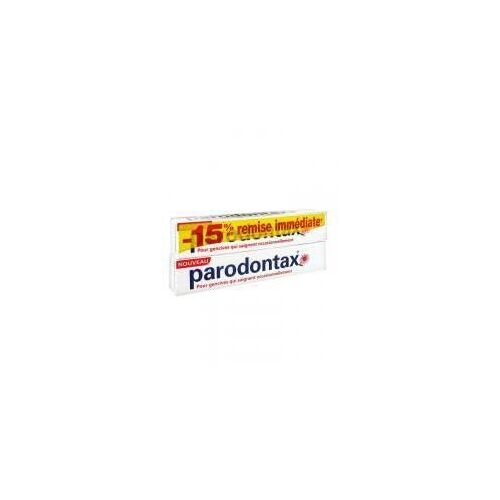 Parodontax Dentifrice Blancheur Au Fluor Lot De 2 X 75 Ml 