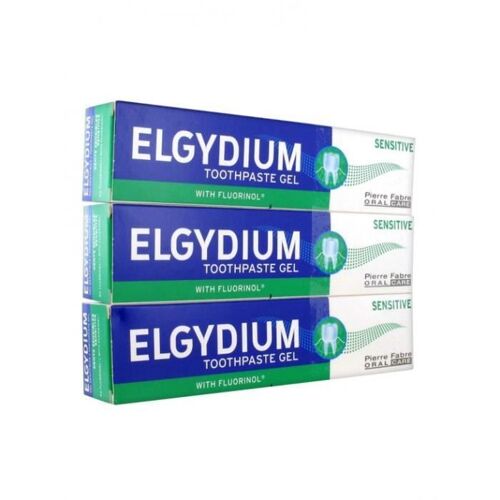 Elgydium Gel Dentifrice Dents Sensibles Lot De 3x75ml 