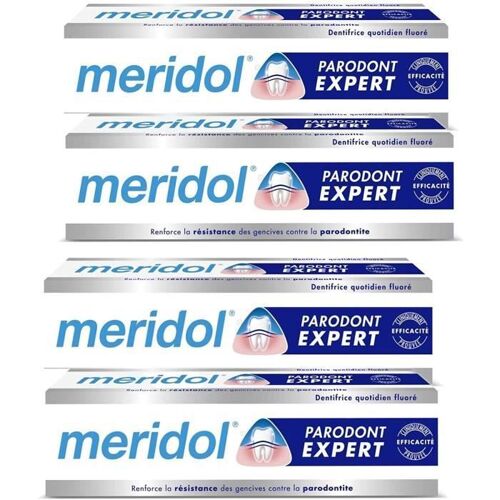 Meridol - Parodont Expert Dentifrice - Renforce La Resistance Des Gencives Contre La Parodontite - Lot De 4 X 75 Ml (4)[86] 
