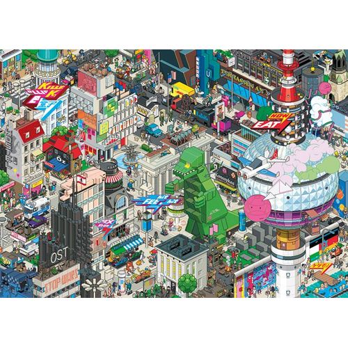 Puzzle 1000 Pièces Eboy - New York Quest
