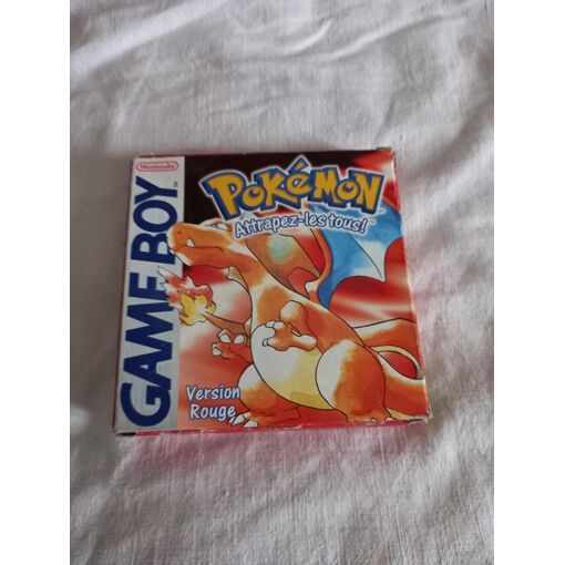 Jeu Pokemon Version Rouge Pour Game Boy Color - Version Française, Cartouche Seule, Bon État