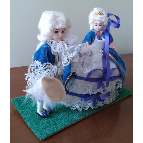 Couple Poupée Historique "Marquis Marquise Versailles"