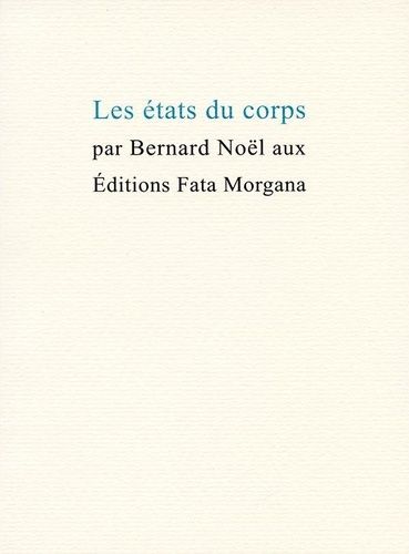Les États Du Corps