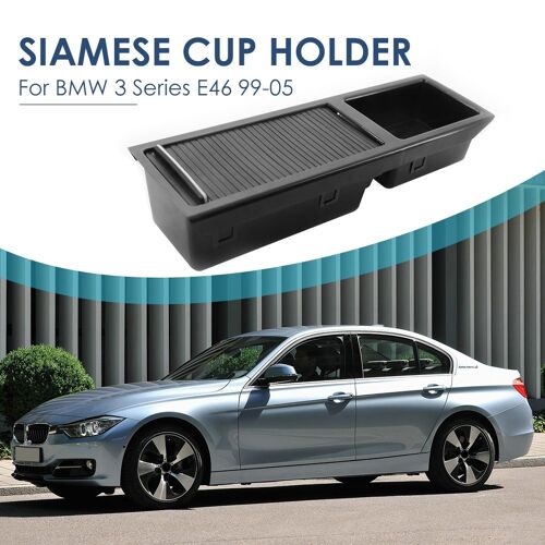 Plateau De Compartiment De Rangement De Console Centrale Avec Couvercle De Rouleau De Store Coulissant Pour Bmw Série 3 E46 51167038323