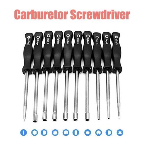 Tournevis De Réglage De Carburateur, Kit D'outils De Réglage De Carburateur, Outil Manuel D'entraînement De Scie À Chaîne, Outil D'entretien De Vitesse