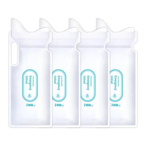 Sacs Urinoir Jetables Unisexe, 4 Pièces, Pour Hommes Et Femmes, Étanches, Collecte D'urine Portable, Pour Voyage Camping Extérieur