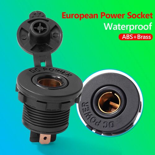 Adaptateur De Prise Hella Étanche 12v Din, Montage Sur Panneau, Pour Voiture, Bateau, Moto, Atv, Utv, Accessoires Automobiles
