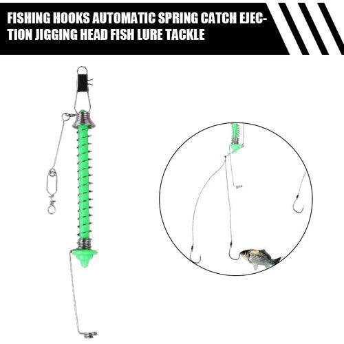 Hameçon De Pêche Automatique, Déclencheur De Crochet, Matériel Pour Attraper Rapidement Des Poissons, Appât En Acier Inoxydable, Catapulte À Éjection, Pour La Carpe