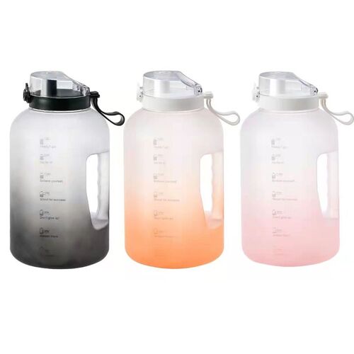 Grande Bouteille D'eau 2,5 L, Portable, Sans Bpa, Non Toxique, Pour Le Sport, Avec Poignée, Bouilloire, Cyclisme, Gobelets