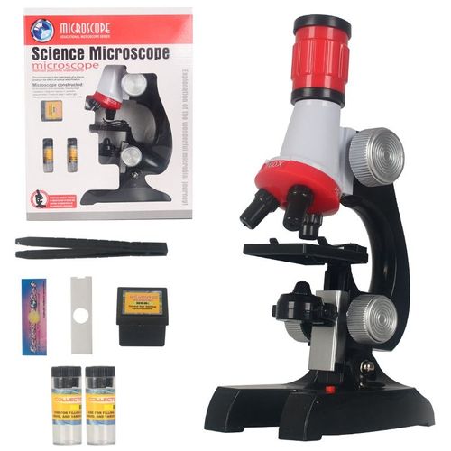 Kit De Microscope Hd 1200x Pour Enfants, Expérience Scientifique, Aide À L'enseignement, Jouet Scientifique, Équipement De Laboratoire Scolaire