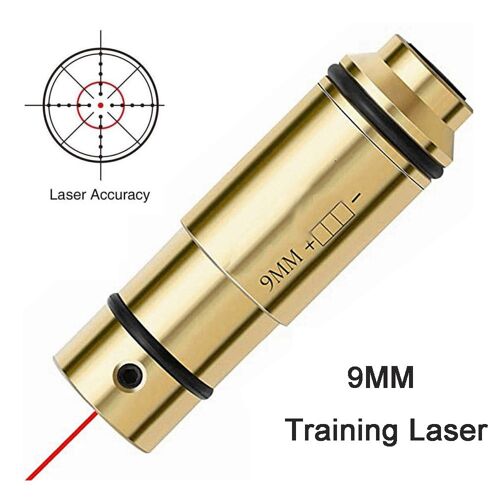 Laser d'entraînement tactique, 9mm, Cal pour l'entraînement au tir à sec, 380acc 40S & W, entraînement à la chasse, point rouge, visée d'alésage