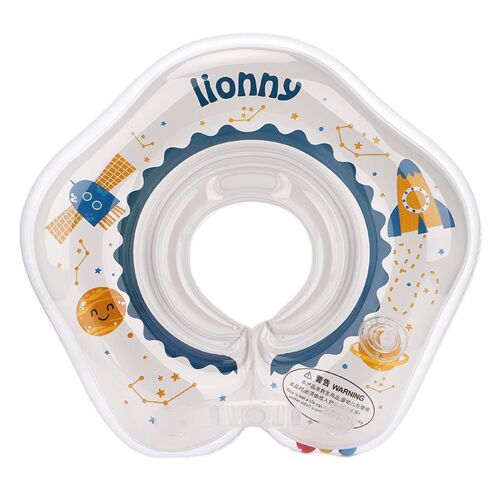 Anneau de cou gonflable pour nouveau-né, anneau de natation flottant de dessin animé, cercle gonflable Portable, jouets de fête d'eau