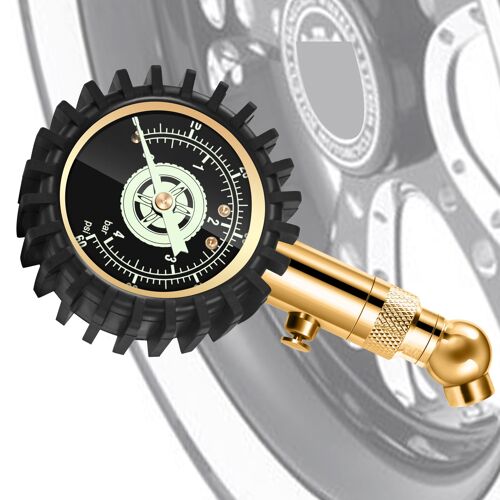 Moniteur De Pression Des Pneus, 60 Psi, Avec Étui De Protection En Caoutchouc Lumineux Pour Camion