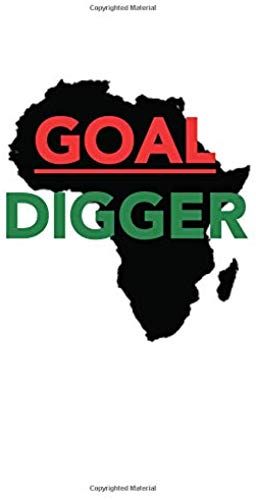 Goal Digger: White Cover College Ruled Blank Lined 120 Pages 6x9 Journal With Quotes And Affirmations