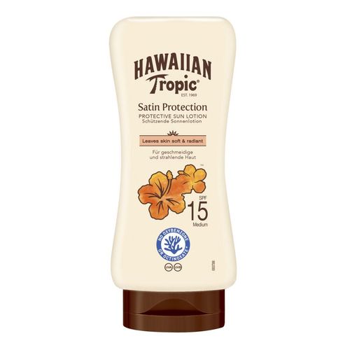 Lot De 2 - Hawaiian Tropic Lotion Solaire Satin Protection Spf 15 
