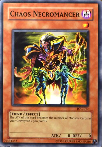 Carte Yu-Gi-Oh Ioc-017 Chaos Necromancer Neuf Fr