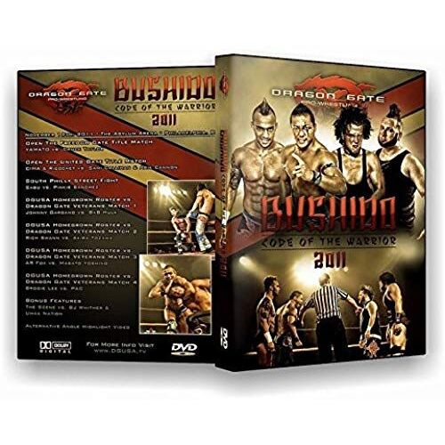 Official Dragon Gate Dgusa - Bushido : Code Of The Warrior 2011 Event Dvd