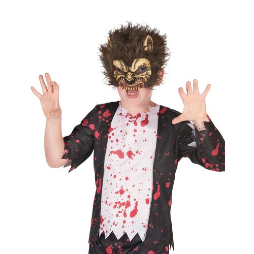 Masque En Latex Loup Garou Enfant