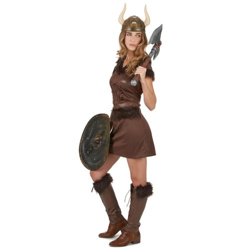 Déguisement Viking Sexy Marron Femme - Taille: S