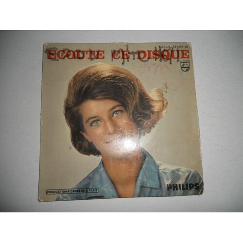Pochette Sans Disque /Sheila // Vous Les Copains / Oui Il Faut Croire / A La Fin De La Soiree / Ecoute Ce Disque