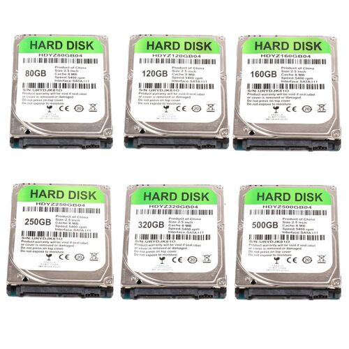 Disque dur interne HDD de 500 go pour ordinateur de bureau, 2.5 pouces, SATA III, 5400 RPM, accessoire pour ordinateur portable