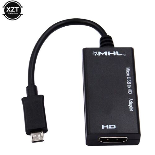 Micro USB 2.0 MHL vers câble HD 1080P, Micro USB, adaptateur pour TV, convertisseur pour Samsung HTC LG MHL Android