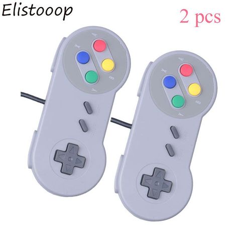 Manette De Jeu Usb Pour Nintendo Snes, 2 Pièces, Contrôleur De Jeu, Joystick Pour Ordinateur Windows Et Mac