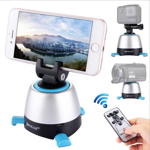 Tête De Trépied Panoramique Électronique, Rotation De 360 Degrés Avec Télécommande Pour Smartphones/Gopro/Appareils Photo Dslr
