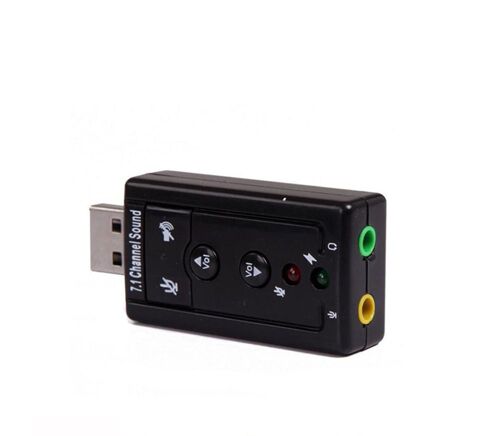 Mini carte son externe USB, adaptateur 7.1 canaux, Jack 3.5mm, Interface micro, convertisseur Audio 3D pour PC