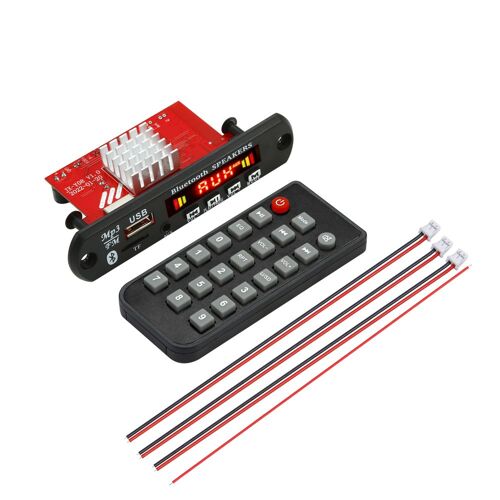 Carte décodeur MP3 2x60W, amplificateur 8V-24V DC, lecteur de musique, Bluetooth V5.0, Module USB, enregistrement Radio FM AUX, mains libres