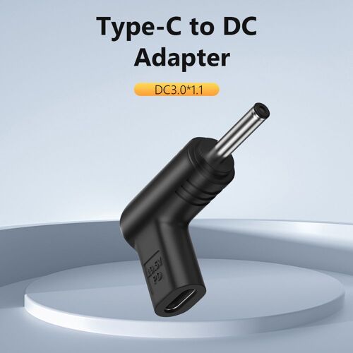 Connecteur d'alimentation universel 19V USB C PD à DC, adaptateur de Type C à DC Jack pour Mini ventilateur pour caméras de Surveillance