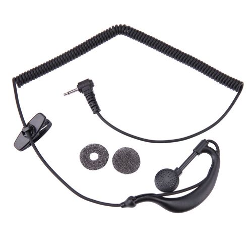 Écouteurs à crochet G, 2.5mm, 1 broche, pour Motorola GP2000 ICOM IC-U16, accessoires de casque