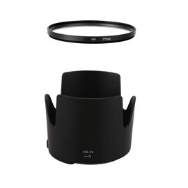 Vhbw Pare-soleil Tulipe 77mm Pour Canon EF 70-200mm F2.8L IS II USM – Gris/blanc, 11,3 Cm, Baïonnette